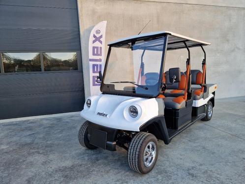 Melex , elektrisch utilitair voertuig + golfcar, Motoren, Quads en Trikes, Ophalen of Verzenden