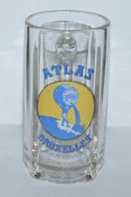 Atlas Bruxelles / Emaille, Verzamelen, Biermerken, Verzenden, Gebruikt, Glas of Glazen, Overige merken