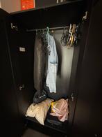 Kast zwart, Huis en Inrichting, Kasten | Kleerkasten, Ophalen, 150 tot 200 cm, Zo goed als nieuw, 150 tot 200 cm