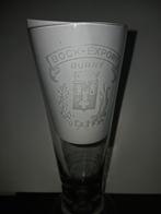 Bock-Export Burny glas, Verzamelen, Biermerken, Ophalen of Verzenden, Zo goed als nieuw, Glas of Glazen, Overige merken