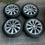 4 jantes et pneus été 225/45/17, Auto-onderdelen, Banden en Velgen, Ophalen, Banden en Velgen, 17 inch, Zomerbanden