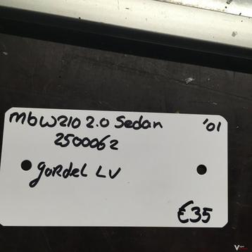 Mercedes W210 2001  sedan   2500062    Gordel Linksvoor beschikbaar voor biedingen
