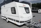 Mooie 4pers.Dethleffs met mover, voortent, fietsr, MTM 1350k, Caravans en Kamperen, Caravans, Frans bed, Bedrijf, Treinzit, Dethleffs