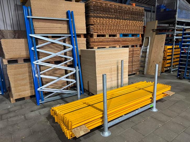 8,3mtr. Jungheinrich-Esmena legbordstelling Nieuwstaat!, Zakelijke goederen, Kantoor en Winkelinrichting | Magazijn, Stelling en Opslag