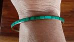   Armband - Echte malachiet uit Congo, Ophalen, Groen, Met edelsteen