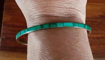   Armband - Echte malachiet uit Congo  beschikbaar voor biedingen