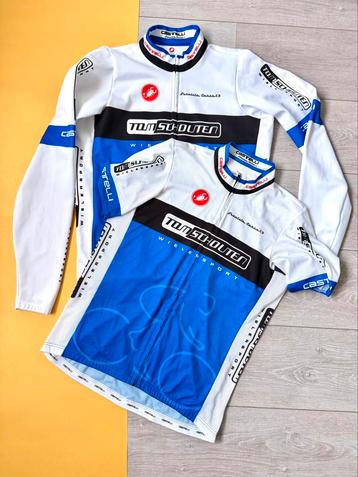 zgan CASTELLI L SET2 warme jas en fietsshirt fietsjack beschikbaar voor biedingen