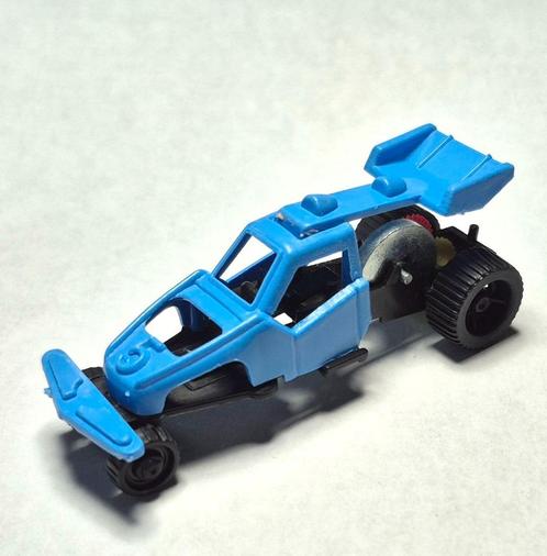Dragster met de EU-federatie 1988 nummer 5 blauw, Verzamelen, Verrassingseieren, Gebruikt, Overige typen, Ophalen of Verzenden