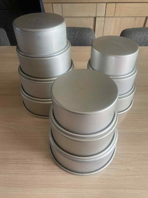 Verschillende sets ronde bakvormen - PME - 10 vormen, Hobby en Vrije tijd, Taarten en Cupcakes maken, Gebruikt, Bakvorm, Taarten