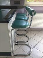 chaises hautes de cuisine (bar), 60 tot 90 cm, Gebruikt, 3 krukken, Metaal