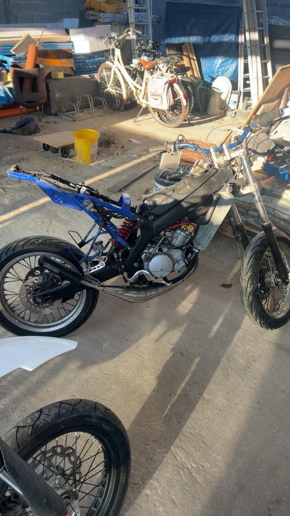 Stage6 50-80 uitlaat, Fietsen en Brommers, Brommers | Crossbrommers, Zo goed als nieuw, Ophalen