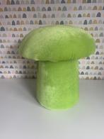 Velvet groen paddestoel zitje/ krukje, Huis en Inrichting, Ophalen, Zo goed als nieuw, Overige vormen, Overige materialen