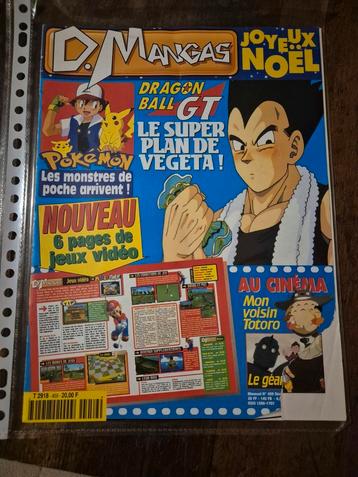 D Manga magazine 459 Dragon Ball Z Dorothée Saint Seiya Sail, Enlèvement ou Envoi