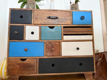 Commode, Ladekast, kast mango massief, dressoir  beschikbaar voor biedingen