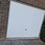 Porte de garage, électrique, blanc, 2 pièces, HORMANN, Bricolage & Construction, Comme neuf, Enlèvement, Porte de garage, 215 cm ou plus