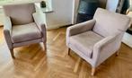 2 comfortabele fauteuls voor €75, Ophalen, Hout, Gebruikt, Modern klassiek