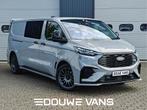 Ford Transit Custom 320 L2 Limited Dubbel Cabine AWD 4x4 2x, Automaat, 4 cilinders, Leder en Stof, Bedrijf