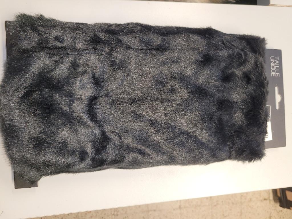 Lot Revendeur Guêtres Femme Fourrure noir taille unique, Enlèvement, Neuf