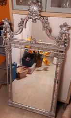 grand miroir argenté, Maison & Meubles, Comme neuf, 100 à 150 cm, Enlèvement ou Envoi, 50 à 75 cm