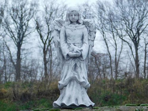 Sculpture Ange Debout - 45 cm - Pierre, Jardin & Terrasse, Statues de jardin, Neuf, Ange, Pierre, Enlèvement ou Envoi