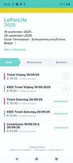 Tickets voor Lo for Life 20/9/2025 Scherpenheuvel, Twee personen