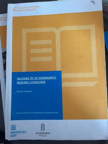 Inleiding tot de voornaamste moderne literaturen beschikbaar voor biedingen