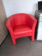 Zetel rood, Huis en Inrichting, Fauteuils, Ophalen