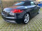 Audi TT Roadster/Cabrio S-Tronic/aut +S-Line + LEDER + GPS +, Auto's, Audi, Zwart, 4 cilinders, Cabriolet, Zwart