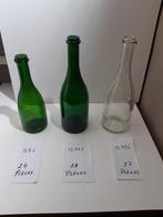 3 sets lege flessen (79 flessen). (bordeauxrood type), Ophalen, Gebruikt