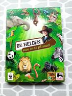 ALBUM MET KAARTJES DE HELDEN VAN ONZE PLANEET - DELHAIZE 201, Verzamelen, Ophalen of Verzenden