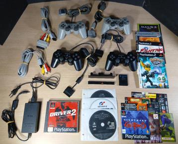 Playstation PS1 PS2 Lot beschikbaar voor biedingen