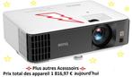 Projecteur BenQ TK700 4K + Ecran projecteur 200 Super offre+, BenQ- iVisions- Xpand, Comme neuf, Enlèvement, DLP