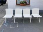 4 Expo '58 Gispen Rietveld Mondial stoelen--heruitgave 2006, Ophalen, Gebruikt, Wit, Vier