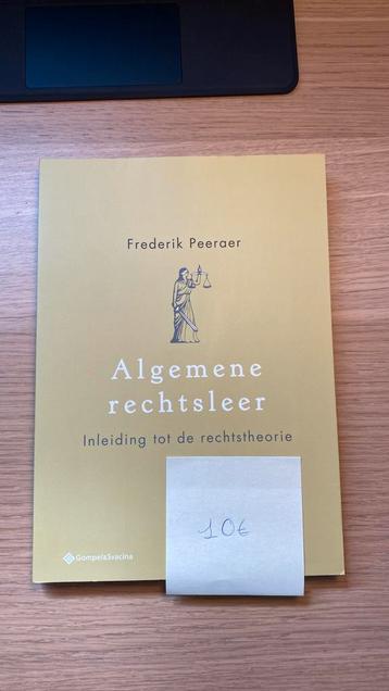 Algemene rechtsleer. Inleiding tot de rechtstheorie beschikbaar voor biedingen