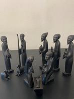 Authentieke handgemaakte houten Afrikaanse kerststal, Diversen, Kerst, Ophalen, Zo goed als nieuw