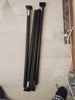 4 tafelpoten zwart 30mm rond 75cm lang, Ophalen, Rond