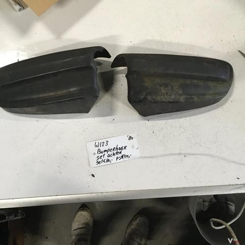 Mercedes W123 1980 Bumperhoek set Achter, Auto-onderdelen, Carrosserie, Bumper, Gebruikt, Ophalen of Verzenden