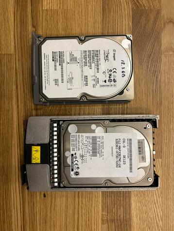 2 Hot swap server hard disks (scsi3) beschikbaar voor biedingen