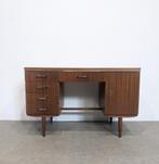 Vintage bureau met vijf laden, Ophalen, Bureau