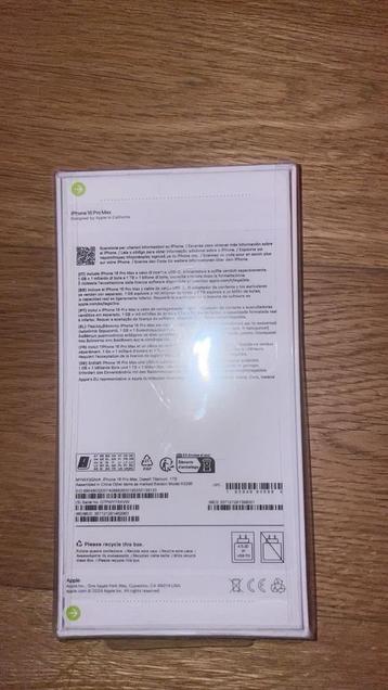 iPhone 16 pro max beschikbaar voor biedingen