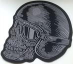 Skull Biker Helm stoffen opstrijk patch embleem #19, Nieuw