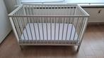 Wit babybedje GULLIVER (inlcusief multicare matras), Comme neuf, 100 cm ou plus, Moins de 140 cm, Enlèvement