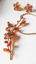 Avon: set van halsketting en oorbellen, vergulde afwerking, Ophalen of Verzenden, Nieuw, Goud, Goud