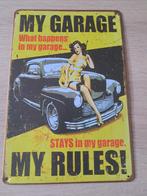 Ford coupe vintage look bord., Verzamelen, Ophalen of Verzenden, Zo goed als nieuw, Reclamebord