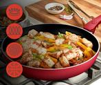 Tefal pannen kwaliteitsvol bakken vlees vis...antiaanbaklaag, Aluminium, Ophalen of Verzenden, Zo goed als nieuw, Keramische plaat