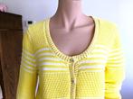 RIVER WOODS - prachtige zomers golf - cardigan - vest - 44, Comme neuf, Jaune, River Woods, Taille 42/44 (L)