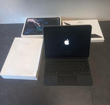 Ipad Pro Silver 1 Tera avec son Magic Keyboard  beschikbaar voor biedingen