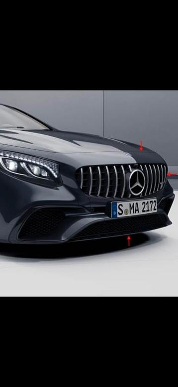 Mercedes benz C217 A217 S63 facelift panemericana grill beschikbaar voor biedingen