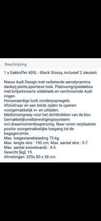 Coffre de toit Audi, coffre à skis, Autos : Divers, Coffres de toit, Enlèvement