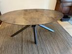 Ellipsvormige moderne eettafel (nieuwprijs >1000 Euro), Ophalen, 50 tot 100 cm, Zo goed als nieuw, 150 tot 200 cm